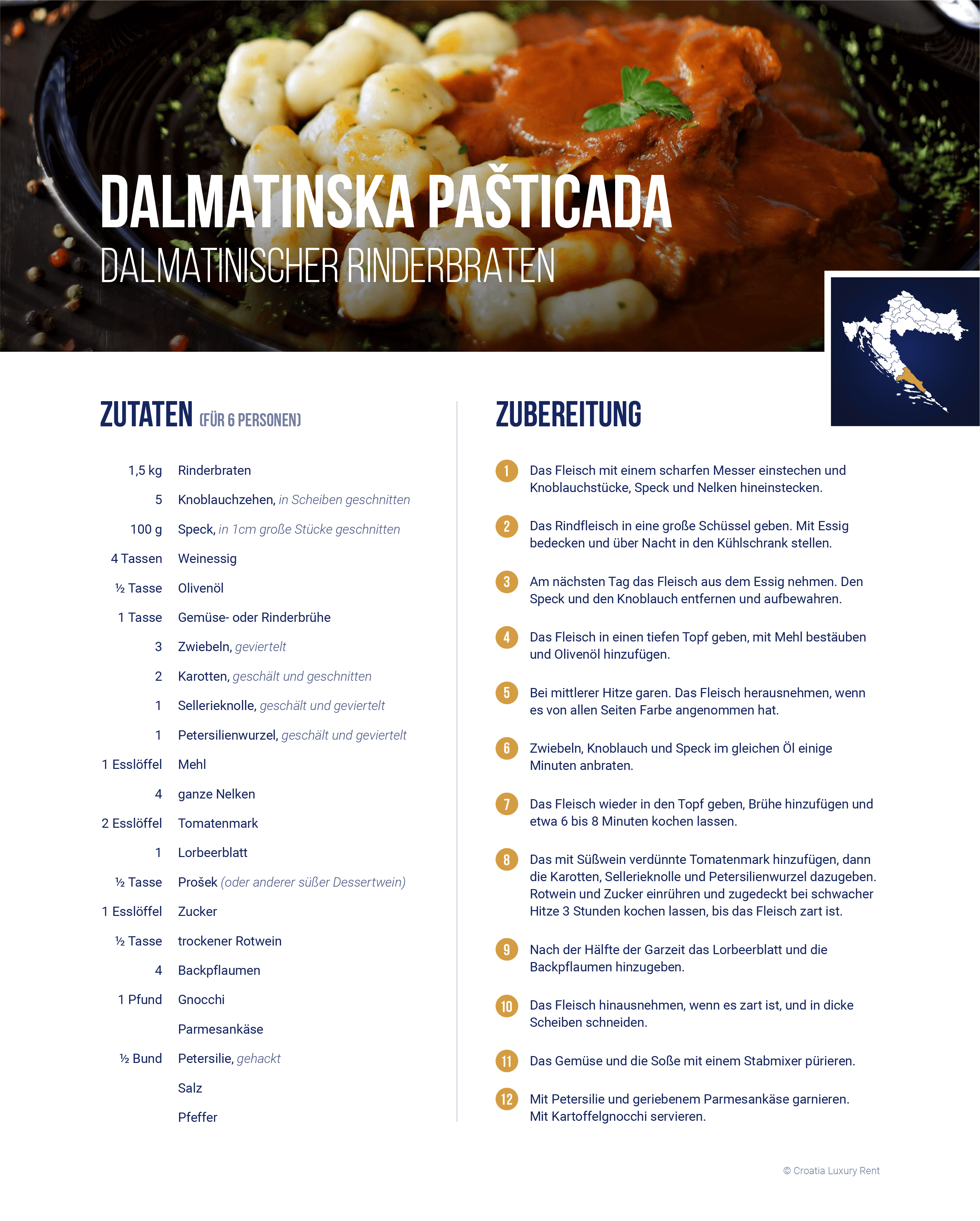 Rezept „Dalmatinischer Rinderbraten“ zum Nachkochen