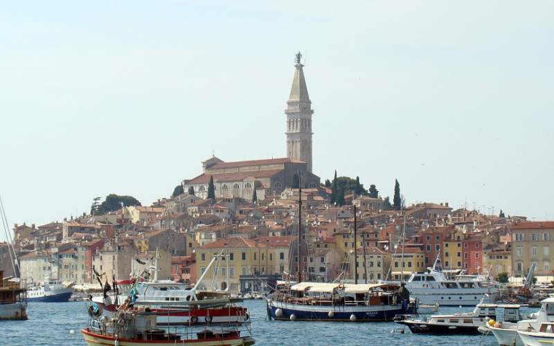 The town of Rovinj, a must-visit destination of Istria region